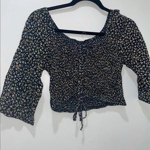 Floral Crop-Top